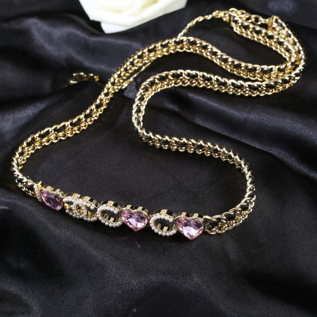 CHANEL 25S GOLD CHAIN BELT 610441
